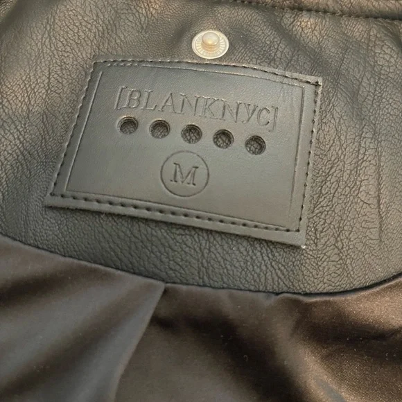NWT BlankNYC Meant To Be Moto Jacket (missing hood) - Picture 10 of 10